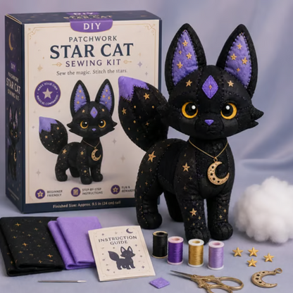 🔥Vente flash 2026 : 50 % de réduction ✨⚡ Plus de 50 000 vendus ! 🎁🧵🌙 Kit de couture pour débutants – peluche céleste, tout-en-un, cadeau magique à faire soi-même !