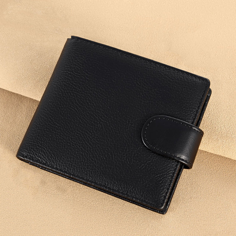Portefeuille vintage pour homme avec protection anti-RFI