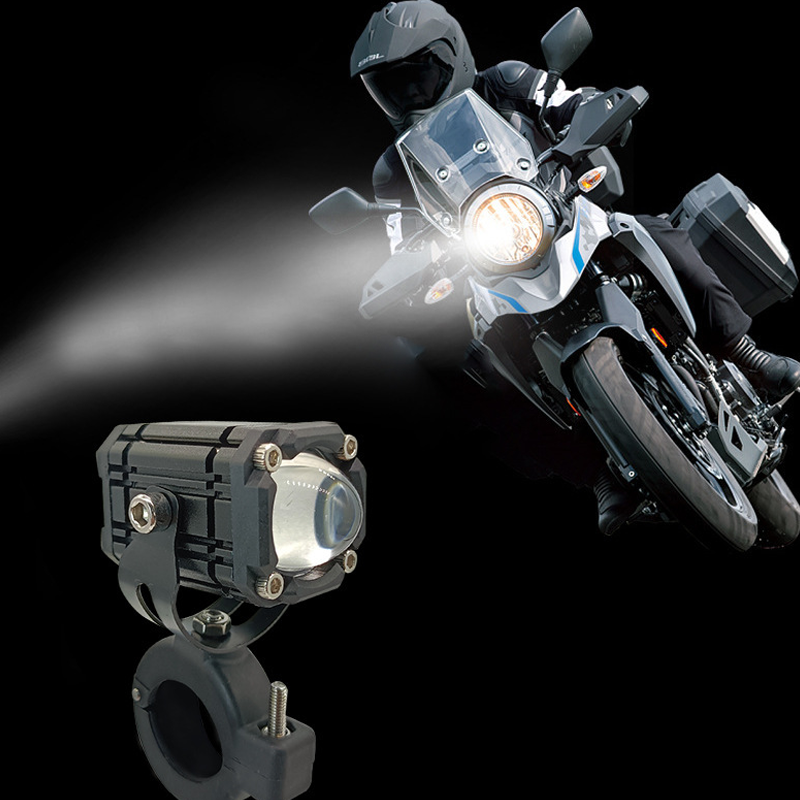 🏍️ PROMO FLASH 50 % ! 💡 Projecteur LED Universel pour Moto – Double Faisceau (Route/Croisement), Puce Haute Intensité, Étanche, Alliage Aluminium, 12-80V 🏆