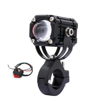 🏍️ PROMO FLASH 50 % ! 💡 Projecteur LED Universel pour Moto – Double Faisceau (Route/Croisement), Puce Haute Intensité, Étanche, Alliage Aluminium, 12-80V 🏆
