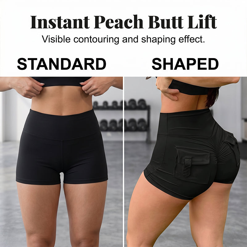 Short de sport push-up pour femme – Fitness et yoga