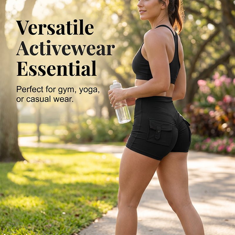 Short de sport push-up pour femme – Fitness et yoga