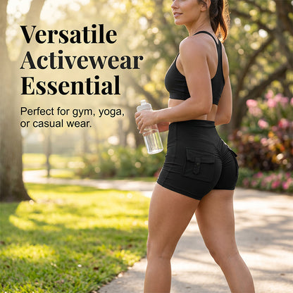 Short de sport push-up pour femme – Fitness et yoga