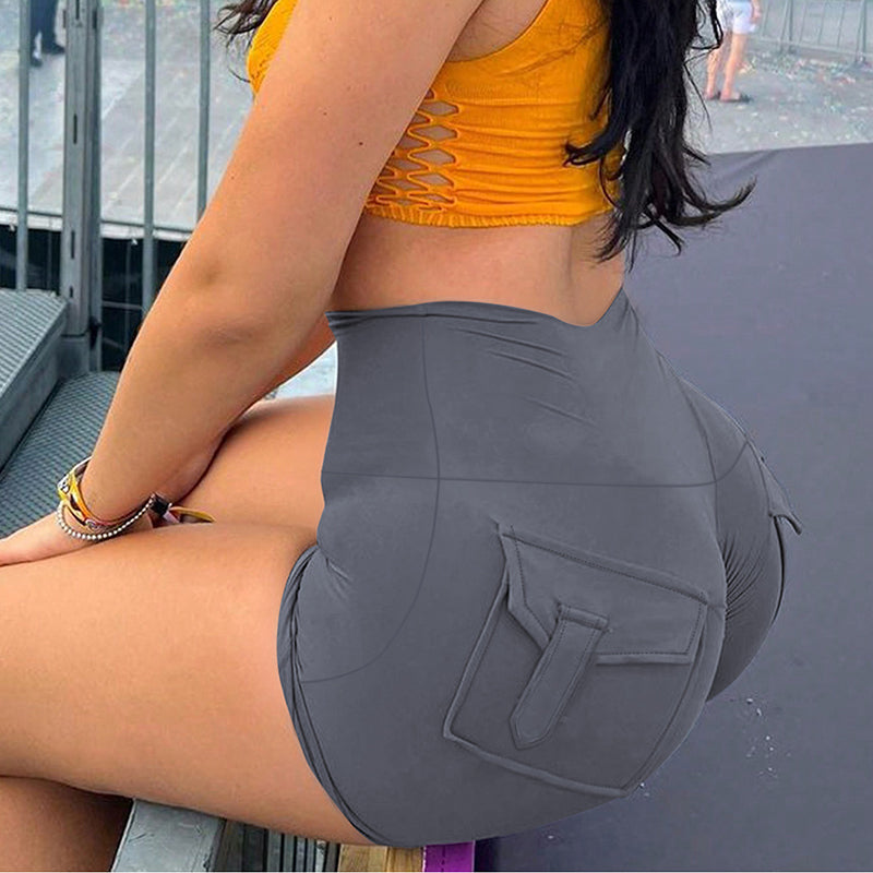 Short de sport push-up pour femme – Fitness et yoga