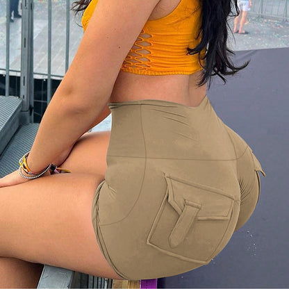 Short de sport push-up pour femme – Fitness et yoga