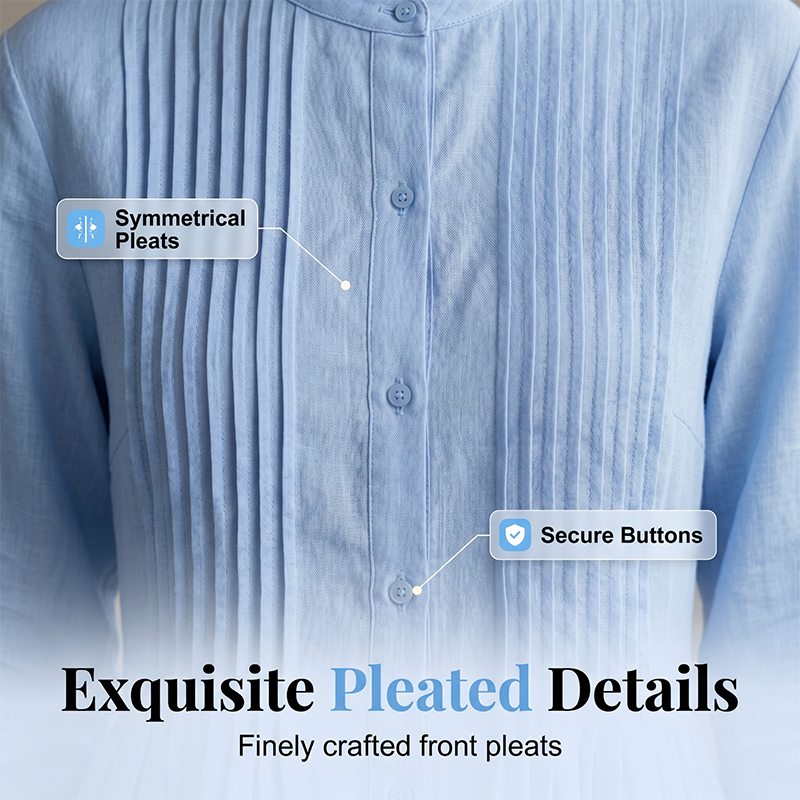 Robe chemise fluide