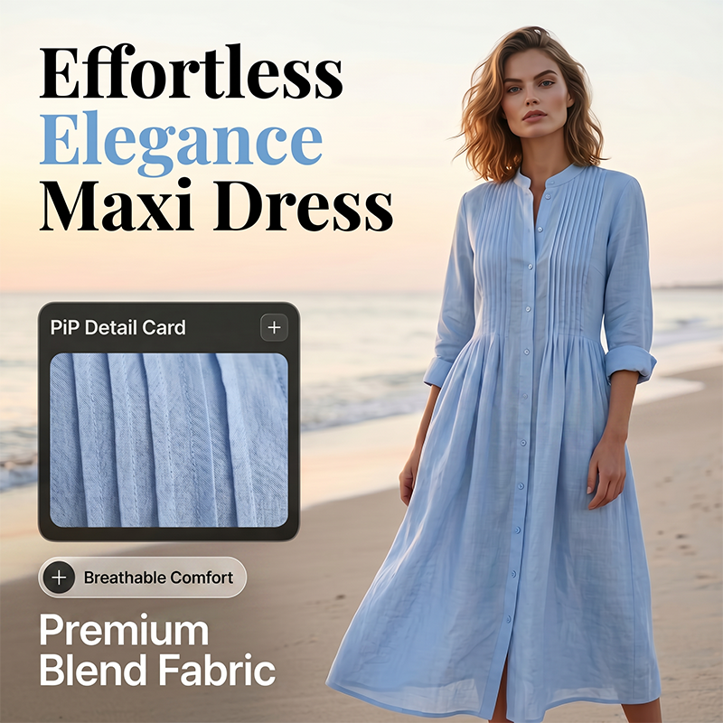 Robe chemise fluide