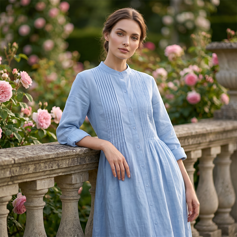 Robe chemise fluide