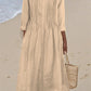 Robe chemise fluide