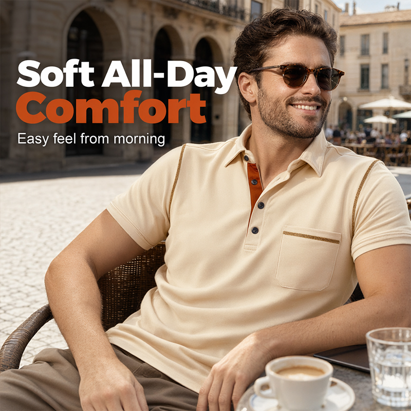 Chemise décontractée à manches courtes pour homme