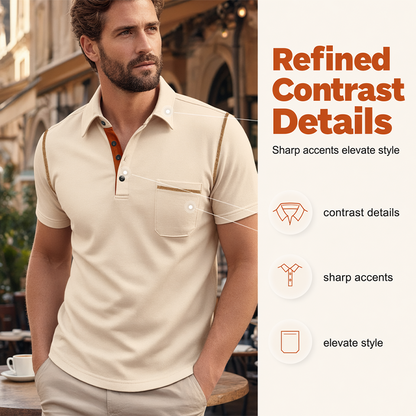 Chemise décontractée à manches courtes pour homme