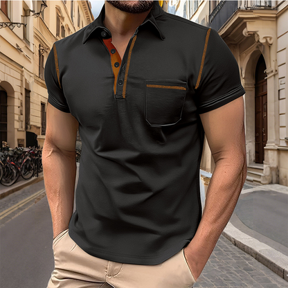 Chemise décontractée à manches courtes pour homme