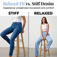 Pantalon décontracté à coupe droite pour femme