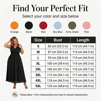 Robe femme sans manches à col V et détail torsadé
