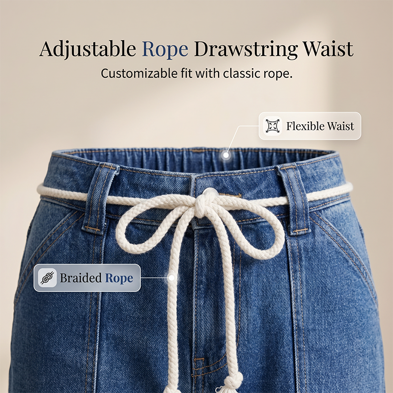 👖 50% DE RÉDUCTION ! 🌿 Pantalon Cargo Large Décontracté pour Femme – Taille Cordon Ajustable, Grandes Poches Latérales & Coupe Relax – Idéal pour le Quotidien, les Voyages et les Sorties – Bleu, Tailles S à 3XL ✨💙