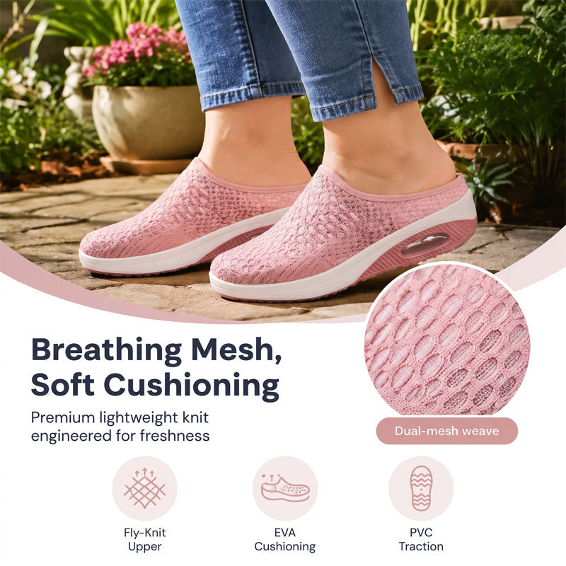 🔥-40%👟 Sandales Plateforme Femme en Maille Respirante – Semelle Confortable Anti-Dérapante🌿 pour la marche et le quotidien
