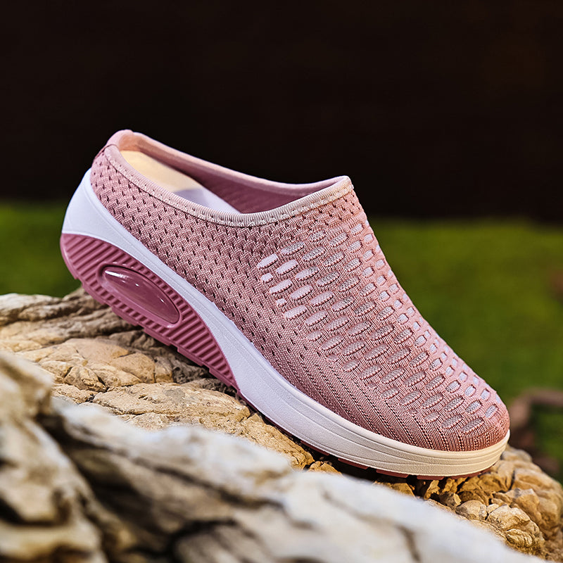 🔥-40%👟 Sandales Plateforme Femme en Maille Respirante – Semelle Confortable Anti-Dérapante🌿 pour la marche et le quotidien