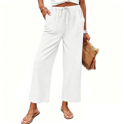 🔥-50%👖 Pantalon Femme Décontracté – Taille Haute Poches Confort Coupe Ample🤍 pour le quotidien