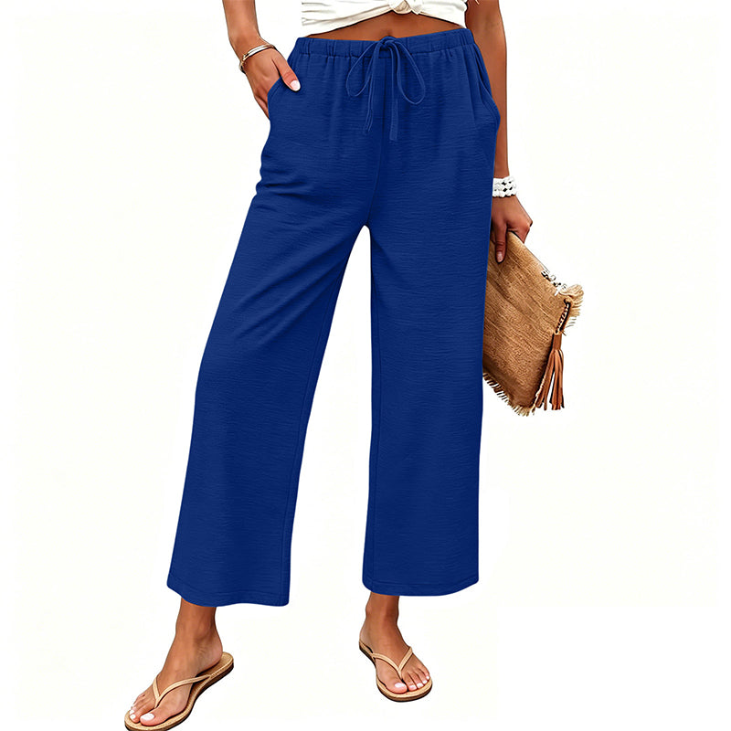 🔥-50%👖 Pantalon Femme Décontracté – Taille Haute Poches Confort Coupe Ample🤍 pour le quotidien