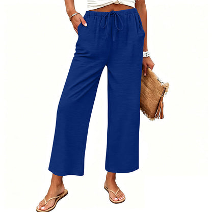 🔥-50%👖 Pantalon Femme Décontracté – Taille Haute Poches Confort Coupe Ample🤍 pour le quotidien