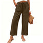 🔥-50%👖 Pantalon Femme Décontracté – Taille Haute Poches Confort Coupe Ample🤍 pour le quotidien