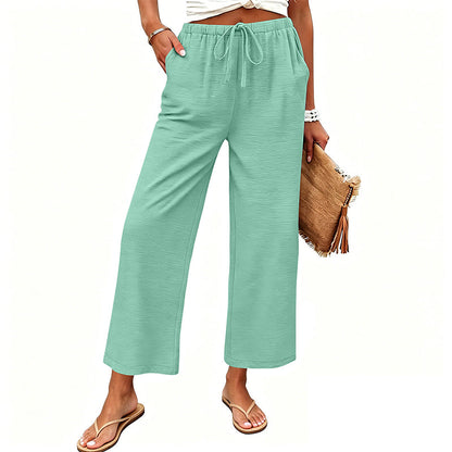 🔥-50%👖 Pantalon Femme Décontracté – Taille Haute Poches Confort Coupe Ample🤍 pour le quotidien