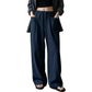 🔥-50%👖 Pantalon Femme Taille Haute à Cordon – Coupe Large Fluide avec Poches