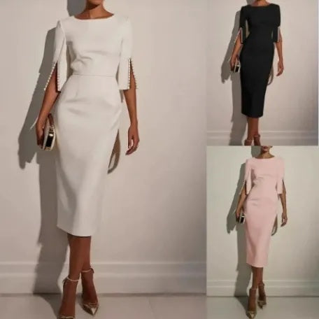 Robe crayon ajustée pour femme