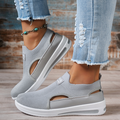 Chaussures de marche d'été sans lacets pour femme