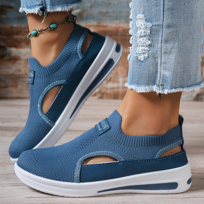 Chaussures de marche d'été sans lacets pour femme