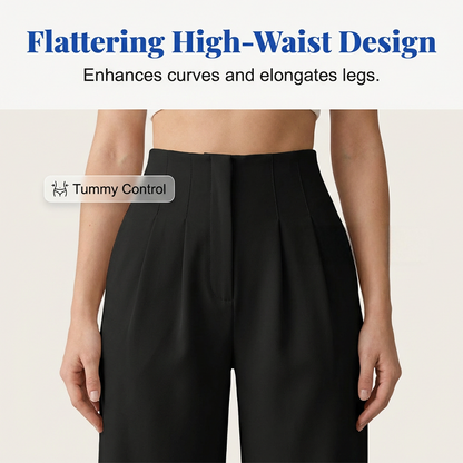 🥳PROMOTION EXCEPTIONNELLE 2026🥳Pantalon large décontracté uni pour femme