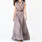 Robe chemise cintrée à la taille