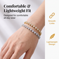 ✨ 50 % DE RÉDUCTION – Bracelet à maillons en forme de cœurs étincelants, style tennis raffiné et brillant, qui s'accorde à merveille avec toutes vos tenues