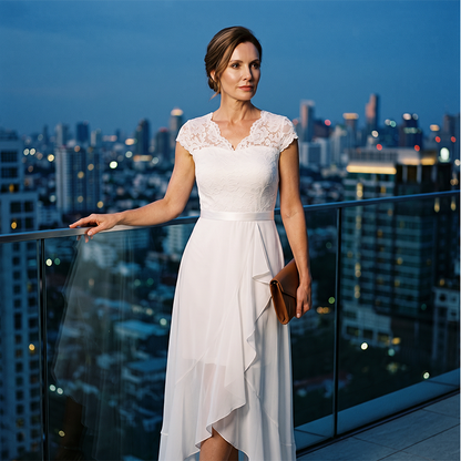 🧵👗💎 -50% ! Robe de soirée en dentelle élégante – Design intemporel, dentelle douce, idéale pour les galas.