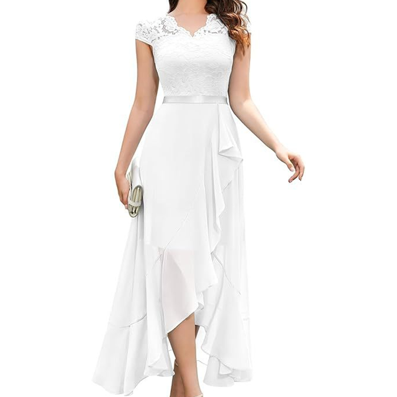 🧵👗💎 -50% ! Robe de soirée en dentelle élégante – Design intemporel, dentelle douce, idéale pour les galas.