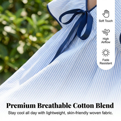 🌸👗OFFRE LIMITÉE -50% ! 🎀Mini robe babydoll à col V – Style mignon à ourlet évasé, charme au quotidien.