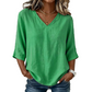 Trending Now⭐👚 Flowy V-Neck Top with Breezy Silhouette
