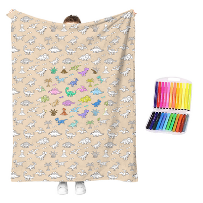 Kit créatif de couverture à colorier douillette
