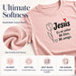💬👚 T-shirt femme à message imprimé – Coton doux, coupe droite décontractée, l’indispensable pour un look effortless au quotidien 🌸👖