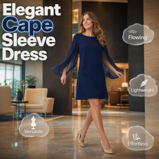 Robe élégante à col rond unie pour femme