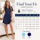 Chemise de nuit ample à manches courtes — Tissu extensible ultra-doux | Respirante | Jamais serrée ni contraignante