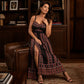 Women Plus Size Boho Spaghetti Strap Maxi Dress