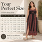 Women Plus Size Boho Spaghetti Strap Maxi Dress