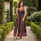 Women Plus Size Boho Spaghetti Strap Maxi Dress
