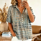 💨🕊️ OFFRE LIMITÉE -50% ! 🌊 Blouse D'été Ample – Décontractée & Fluide – Bougez Librement avec Style.
