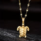 Ocean Sea Turtle Pendant Necklace