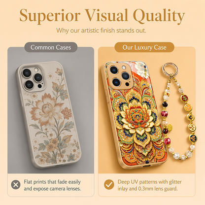 Coque de téléphone style mandala chinois
