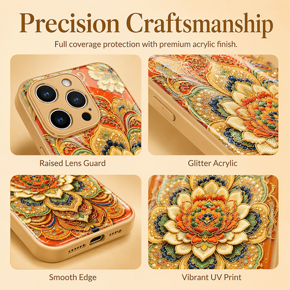 Coque de téléphone style mandala chinois