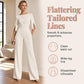 ✨Élégant, schmal geschnittener Jumpsuit mit Perlenverzierung