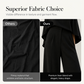 Ensemble élégant pour femme composé d'un haut cape à col montant et d'un pantalon à jambes larges